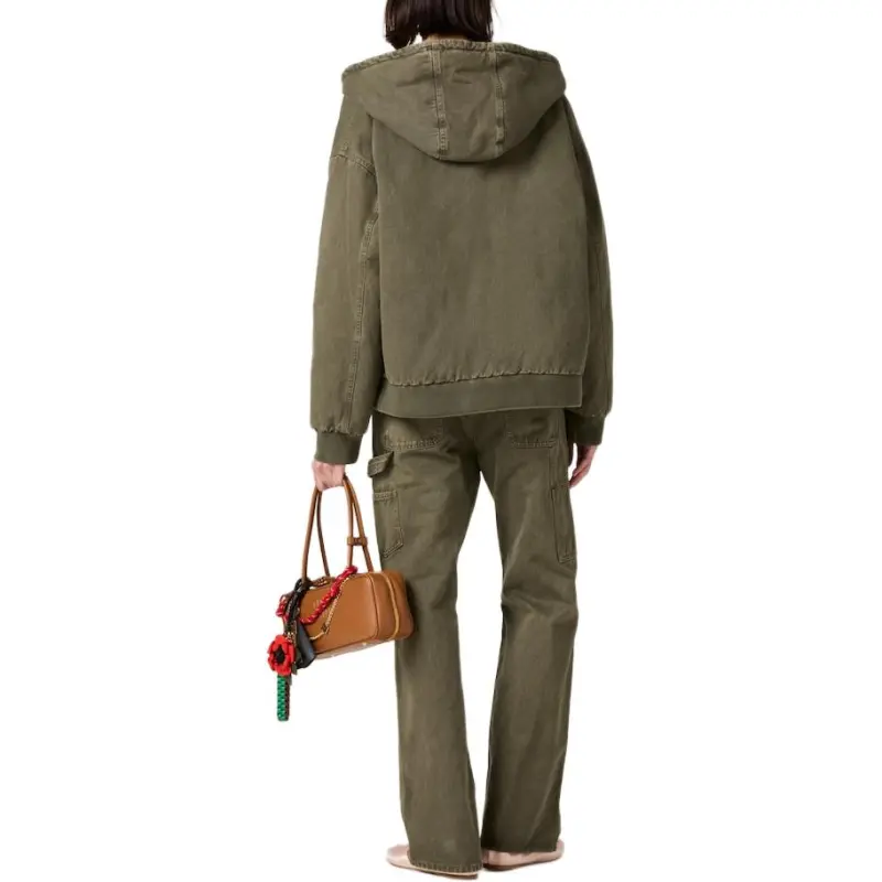 MIU MIU Jackets & Coats Women's Olive Green-2