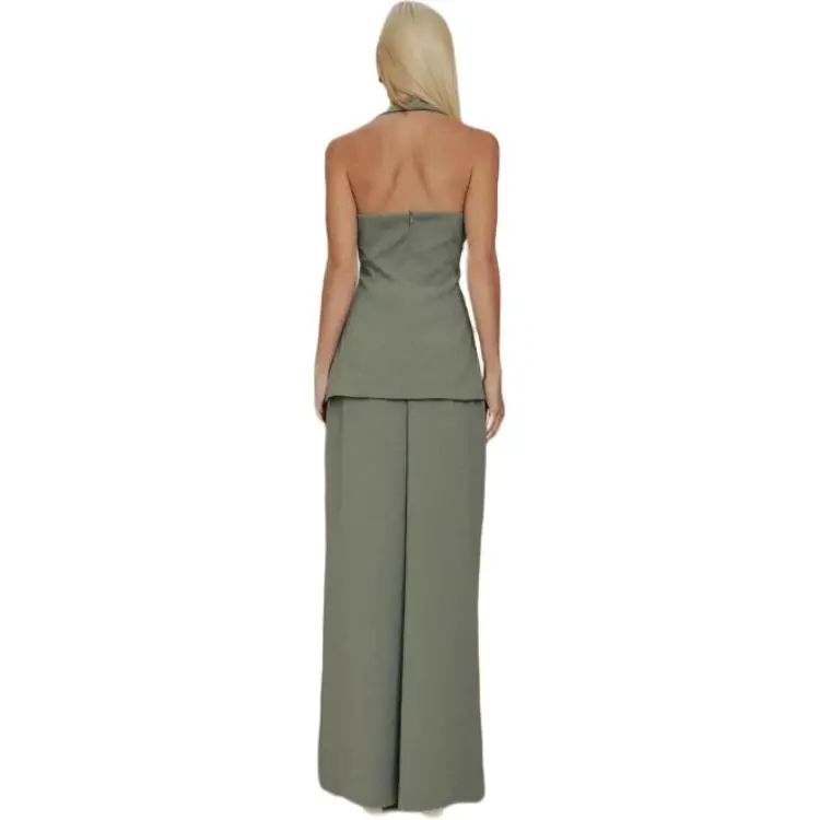 ELLIATTCOLLECTIVE Casual Pants Women's Army Green-3