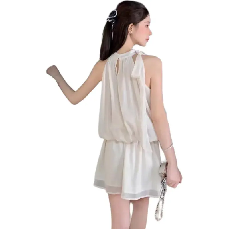 PLAY BUSH Sleeveless Dress Women's Apricot-1