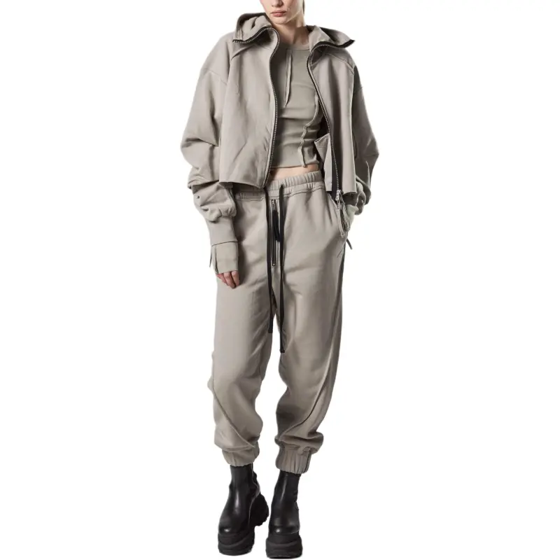 THOM KROM Crop Tops Women's Gray-1