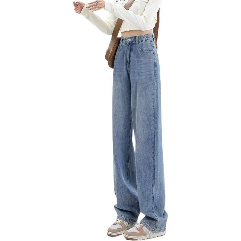 Weixi Jeans Women's Jade Sea Blue-1