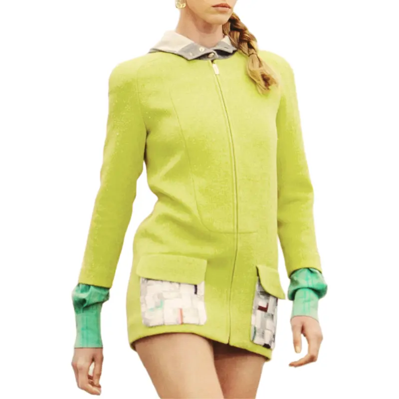 CHANEL SS24 Jackets Coats Women's Yellow-1