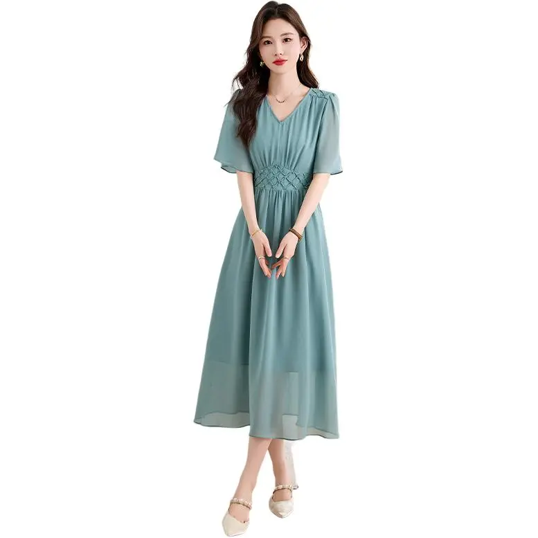La Chapelle Short Sleeved Dress Women's-2