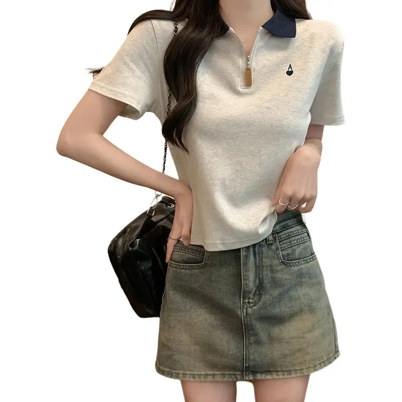 Mu Xiao Xin Set in Sleeve T Shirt Women's-1