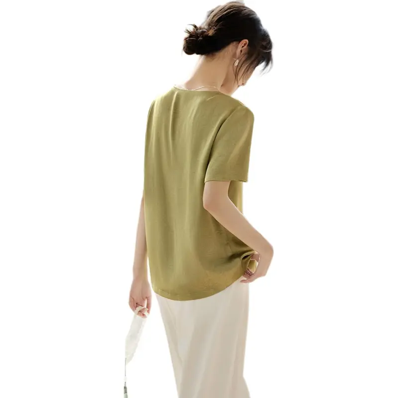 XWI Shirts Women's Yellow Green-1