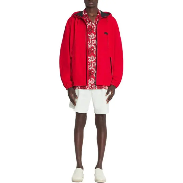 Lanvin Leaf Printed Short Sleeved Shirt-3