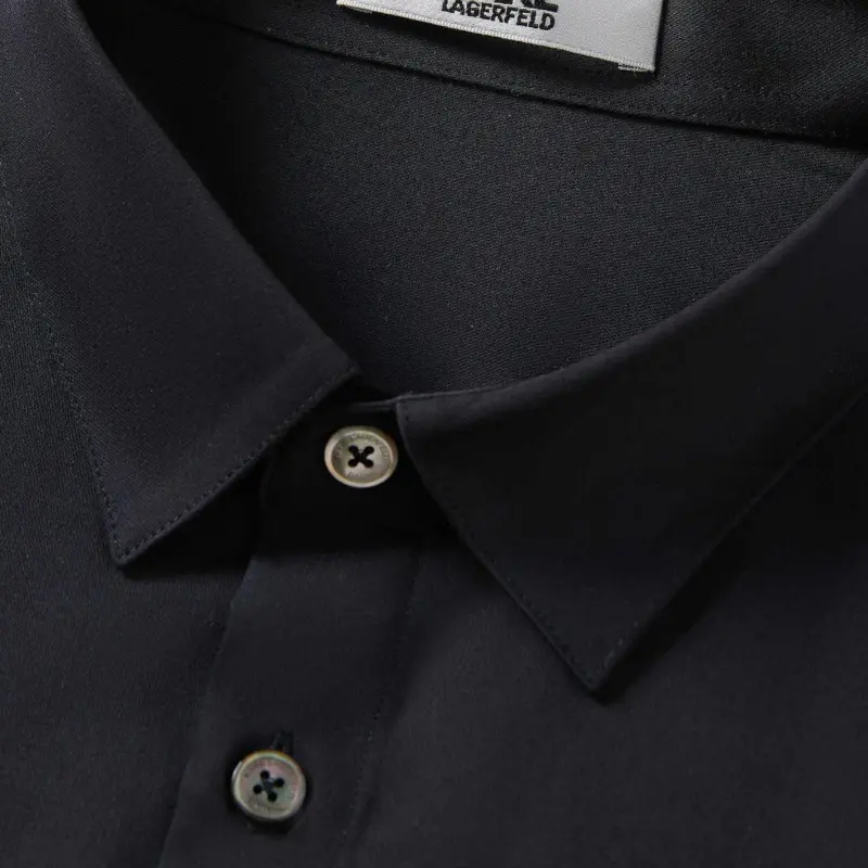 KARL LAGERFELD Shirt Men's Black-4
