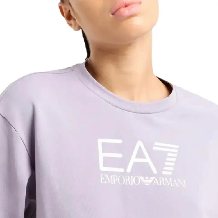 EMPORIO ARMANI EA7 Sweatshirt Set Women's Lavender Gray-4