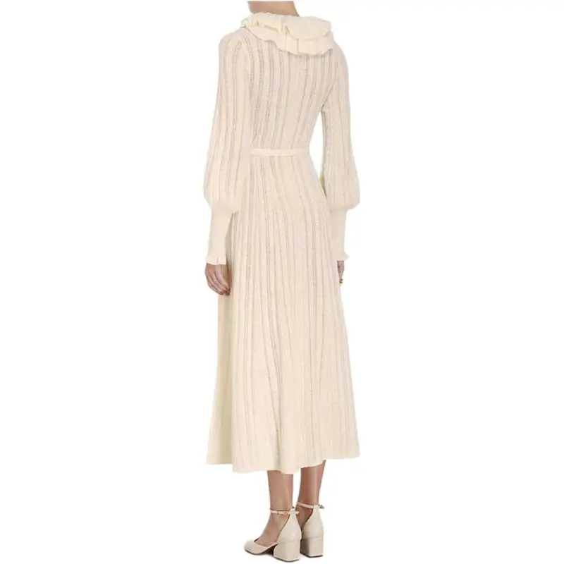 Zimmermann FW23 Long-Sleeved Dresses Women's Cream-3