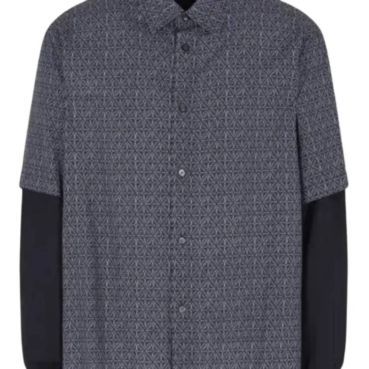EMPORIO ARMANI Shirt Men's Navy Blue-1