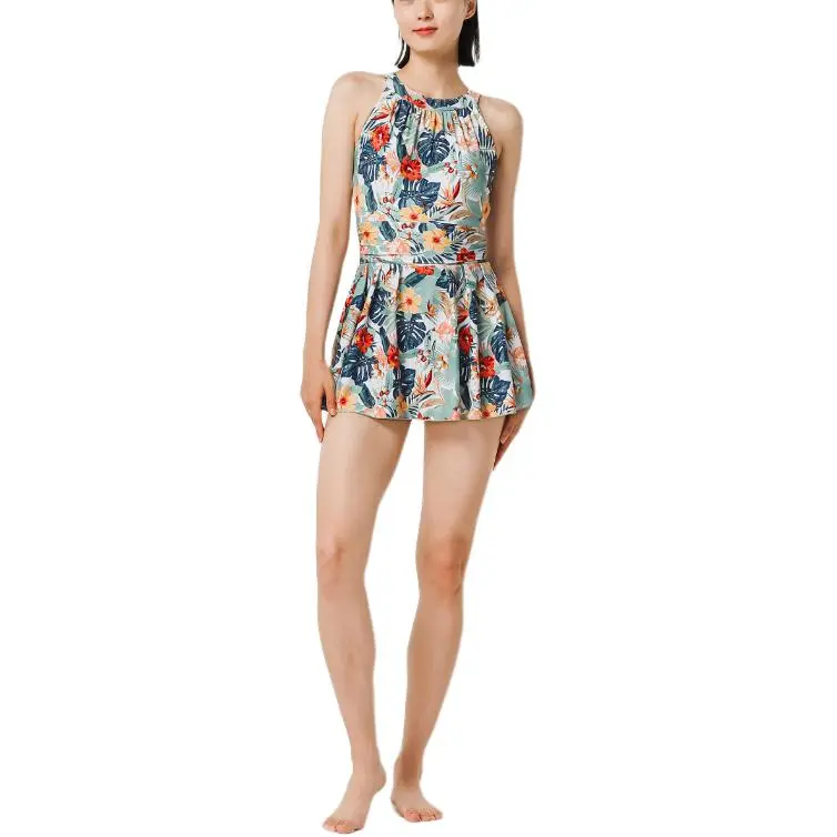 DECATHLON OLAIAN CN Amber   GLORY One piece Swimsuit Women's White-3