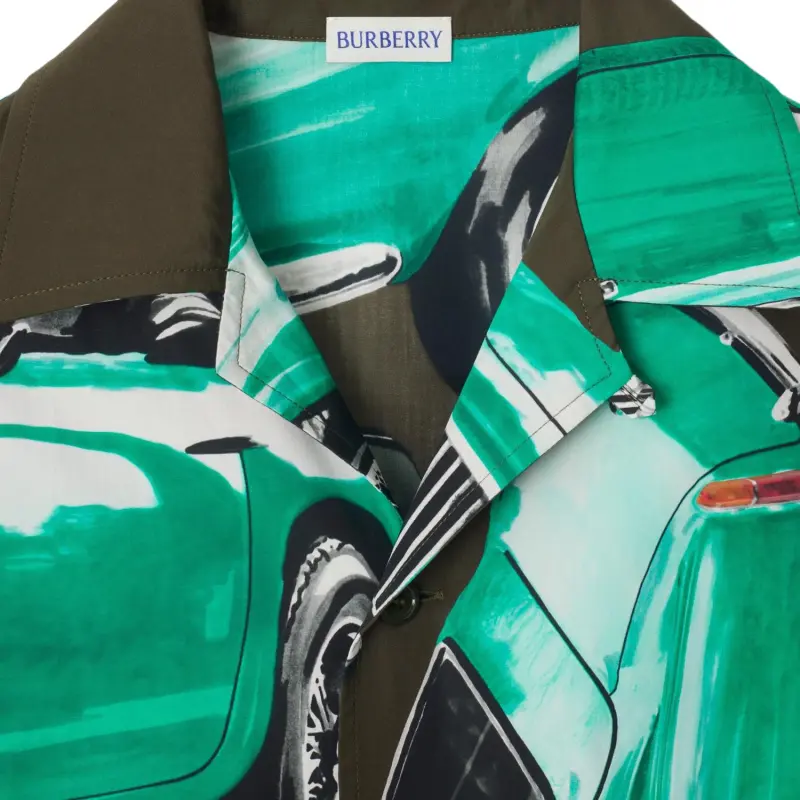 Burberry SS25 Shirt Men's Green-4