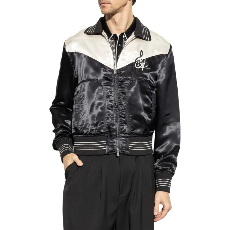 AMIRI Logo embroidered Bomber Jacket-1