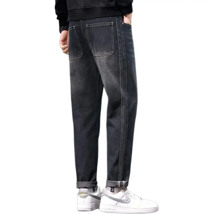 Tonlion Jeans Men Dark Gray Blue-1