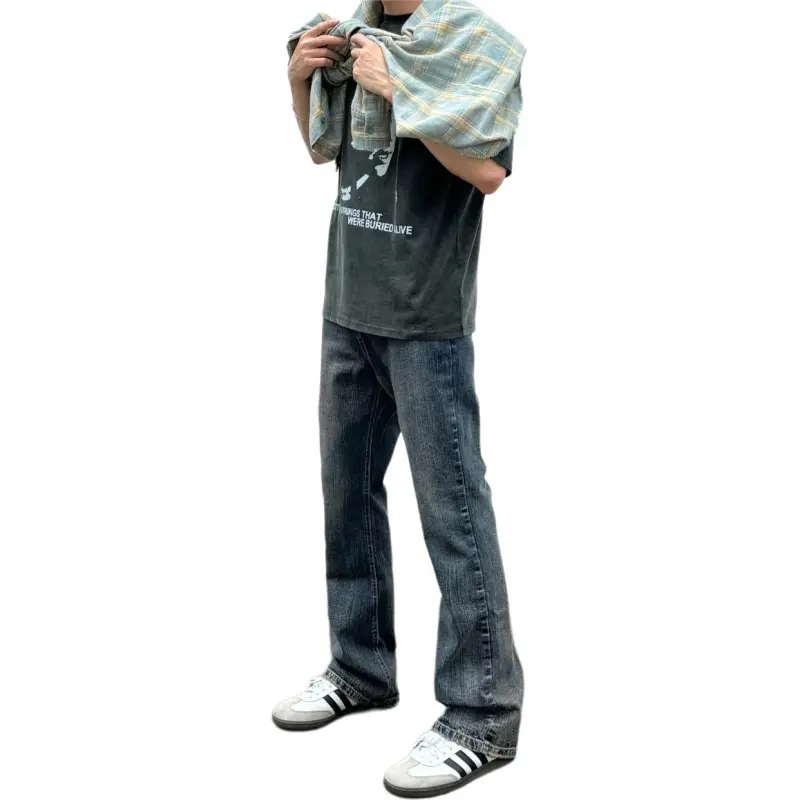 KVIV Jeans Unisex Vintage Blue -4