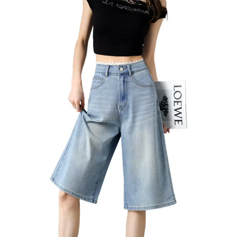 Weixi Jeans Women's Jade Sea Blue-4