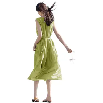 XWI Sleeveless Dresses Women's Green