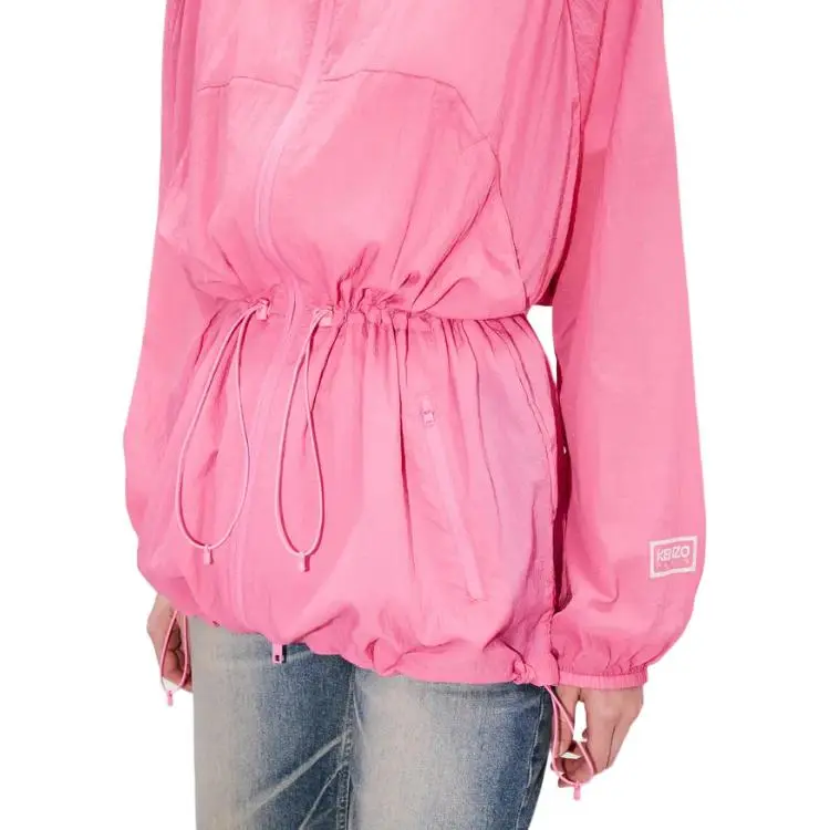 KENZO Trench Coats Women's Pink-5