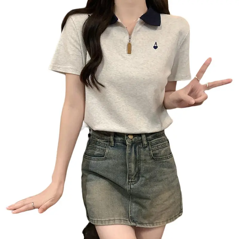 Mu Xiao Xin Set in Sleeve T Shirt Women's-2