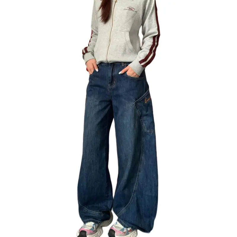 HAPPY PARTY Jeans Unisex Blue-6