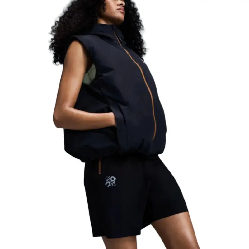 On x LOEWE Puffer Vest Vest Women's Black-3