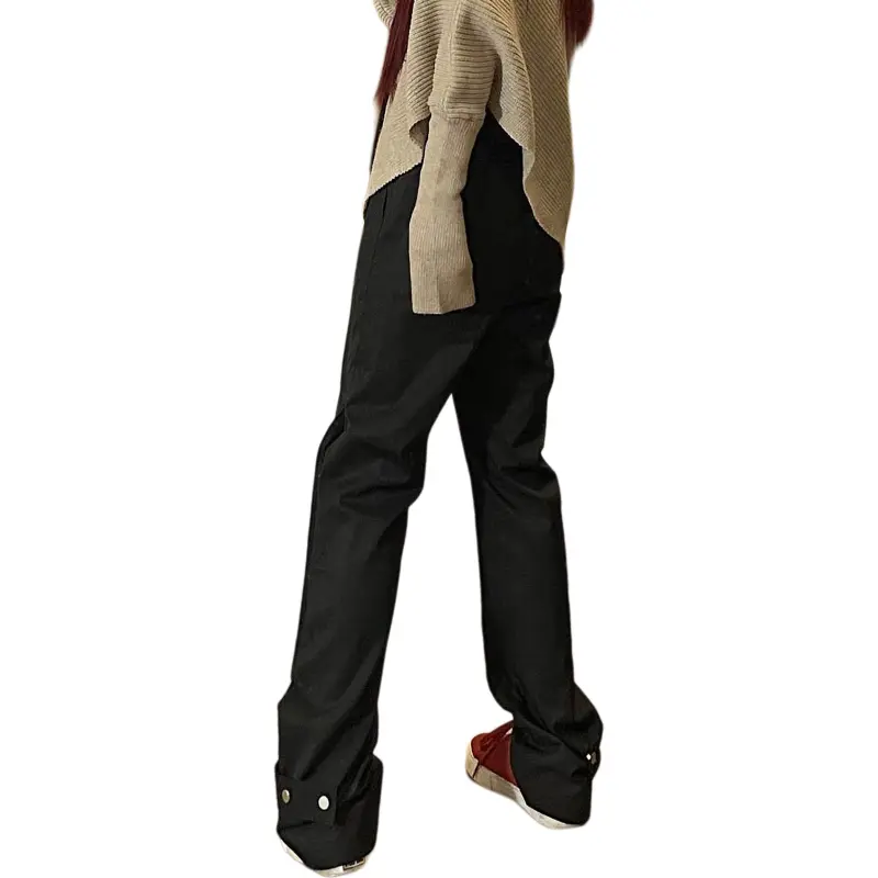 ZONEiD Casual Pants Unisex Black-2