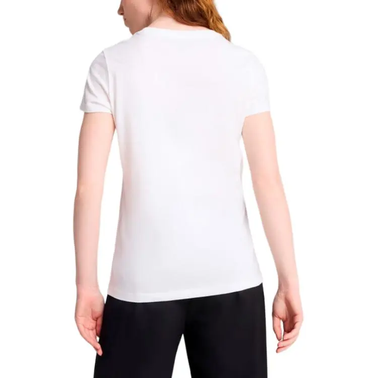 PUMA GRAPHICS SS25 Regular T Shirt Women's White Pink-4