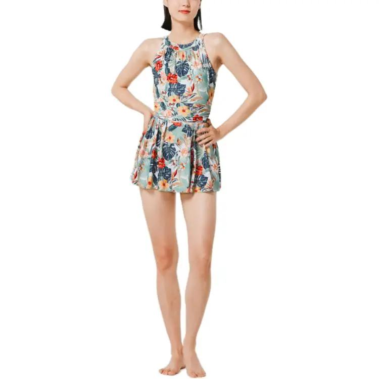 DECATHLON OLAIAN CN Amber   GLORY One piece Swimsuit Women's White-4