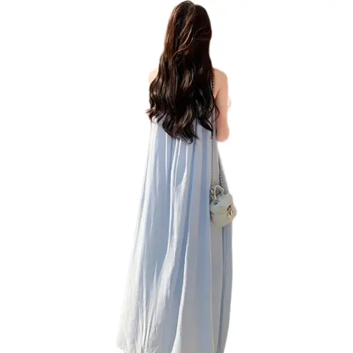 TEME Sleeveless Dress Women's Light Blue