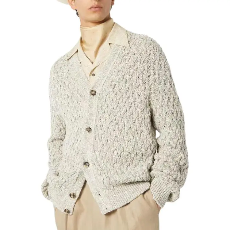 Loro Piana Knitwear Men's Beige-4