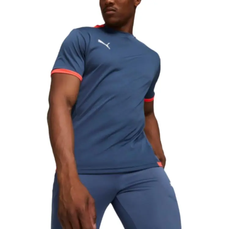PUMA Teamliga T Shirt Men's Blue-2