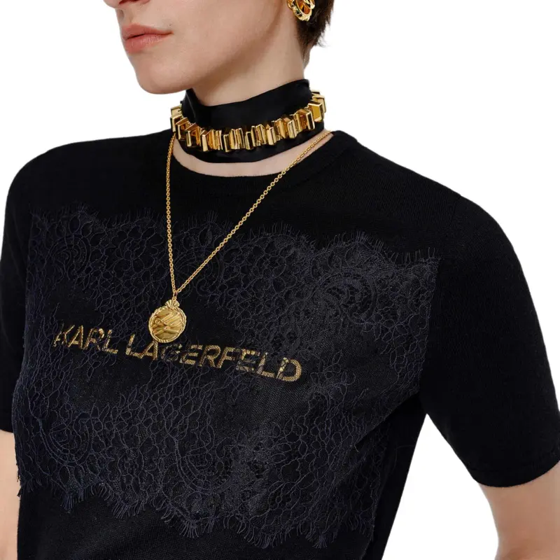 KARL LAGERFELD SS25 Sweater Women's Black-4