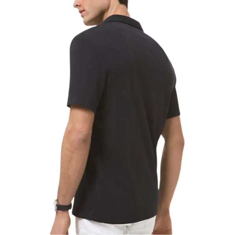 MICHAEL KORS SS25 Polo Shirt Men's Black-1