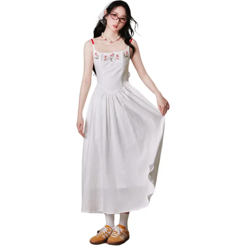 Dior Beauty Slip Dresses Women's White-2