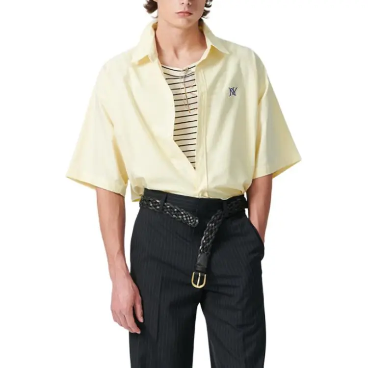 Beyond Closet Shirts Men Yellow-2