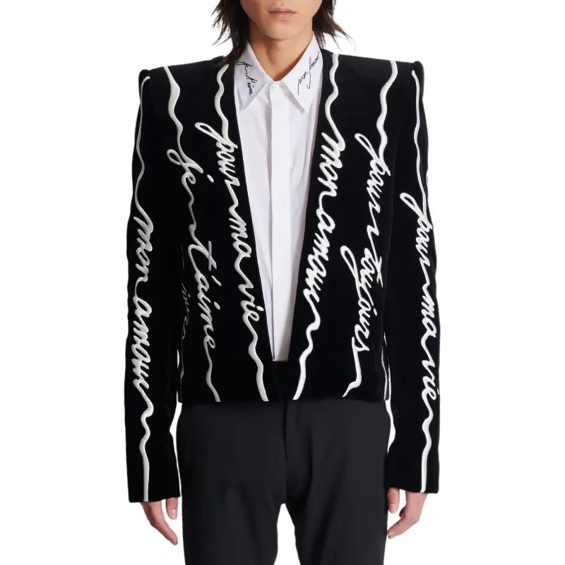BALMAIN Spencer Embroidered Blazer-1