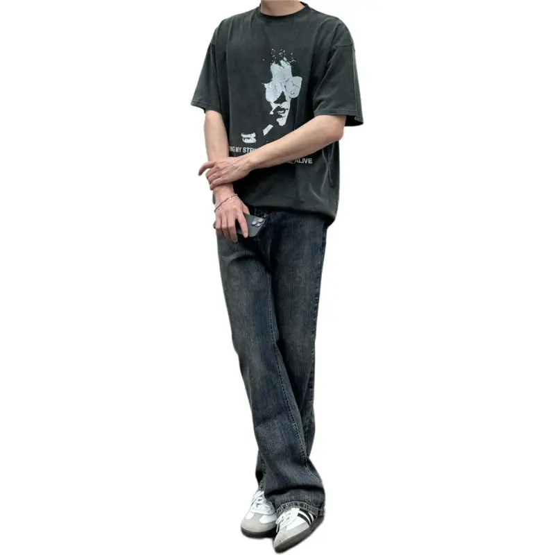 KVIV Jeans Unisex Vintage Blue -6