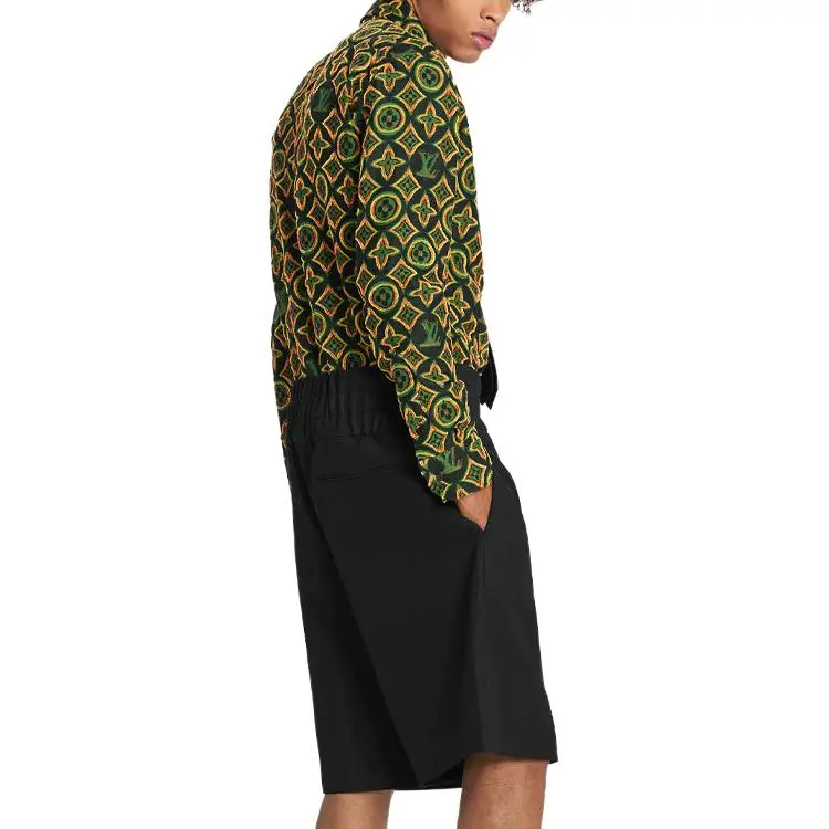 LOUIS VUITTON Shirt Men's Green-2