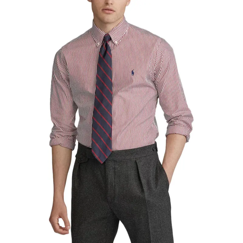 Polo Ralph Lauren SS24 Shirt Men's Burgundy-2
