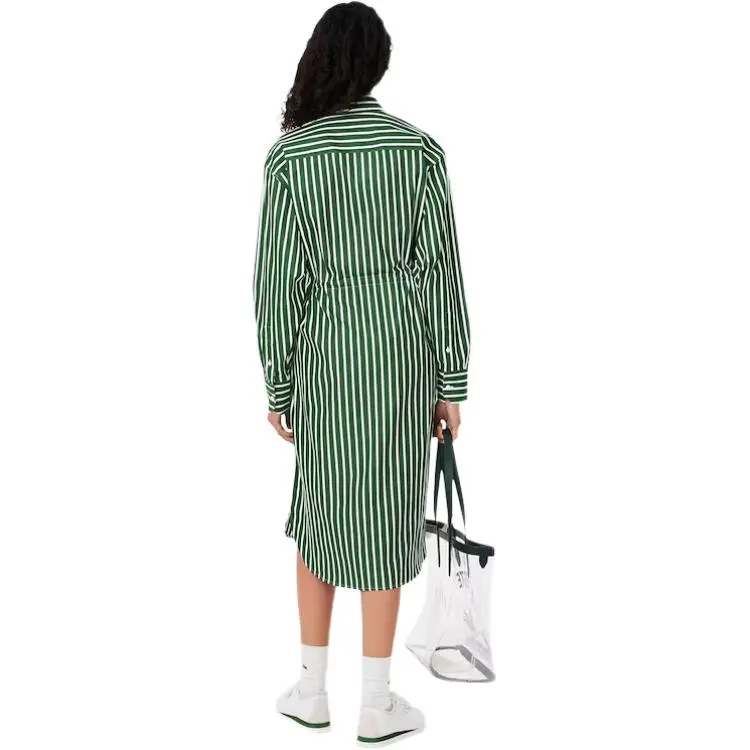 LACOSTE Poplin Shirt Dress-1