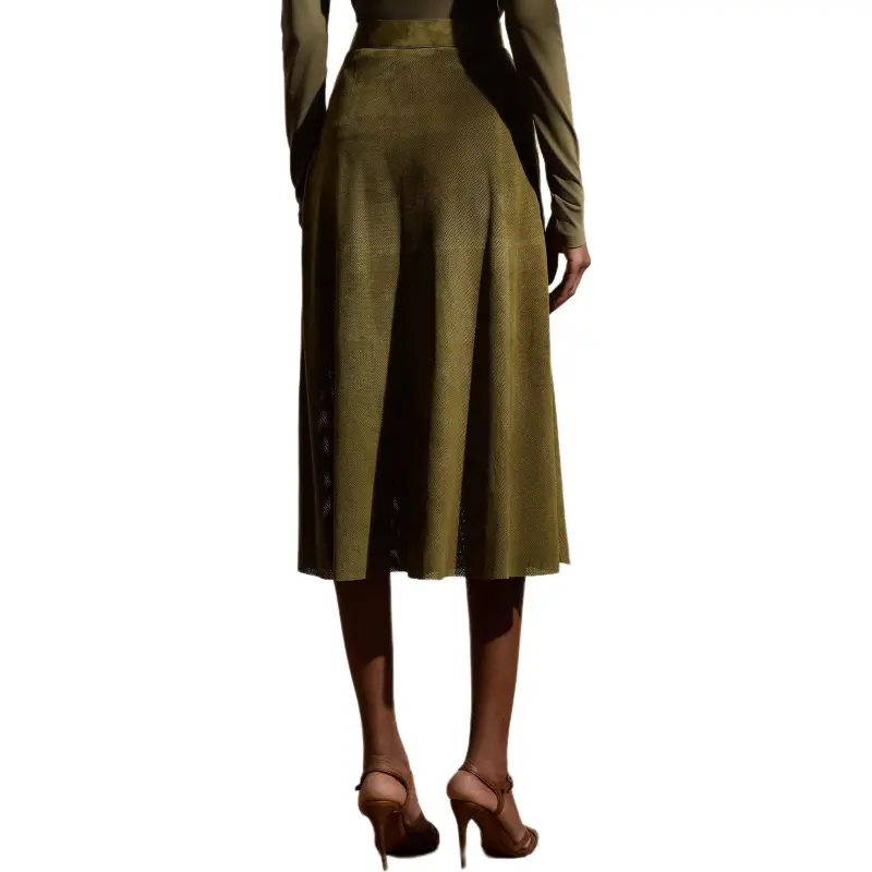 Ralph Lauren Collection Kinsley Midi Skirt-2