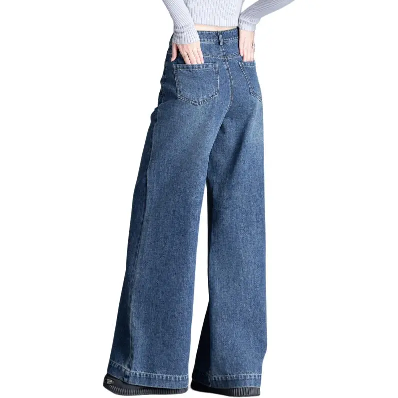 You cow me pants Jeans Women's Blue-1