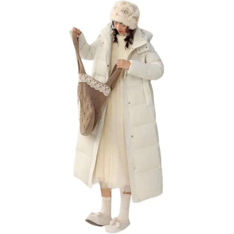 ZIHAN Long Sleeved Dress Women's Beige Gold-5