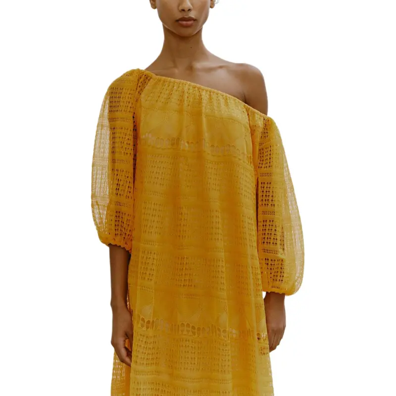 Antonino Valenti Long Sleeved Dresses Women's Yellow-3