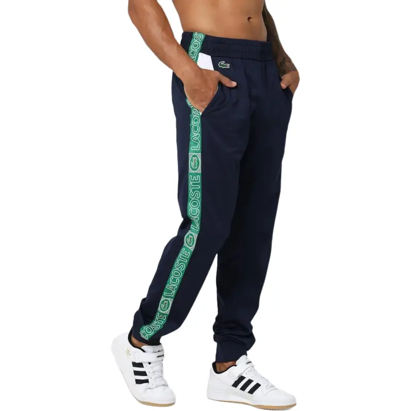 LACOSTE Logo tape 'Navy' Track Pants-1