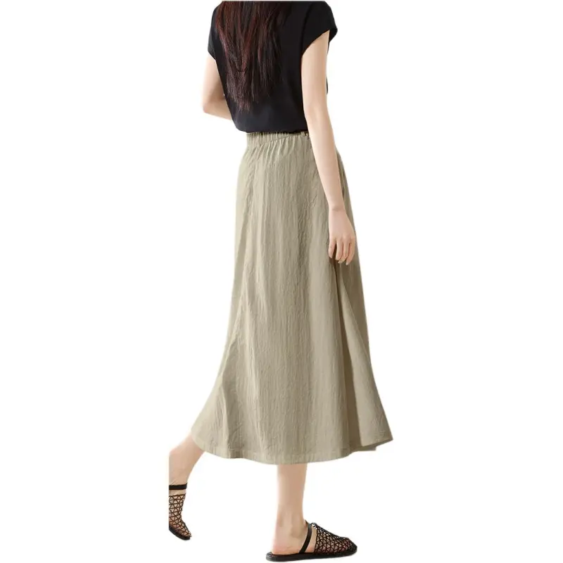 Mo Han Yi Mei Casual Long Skirt Women's-3