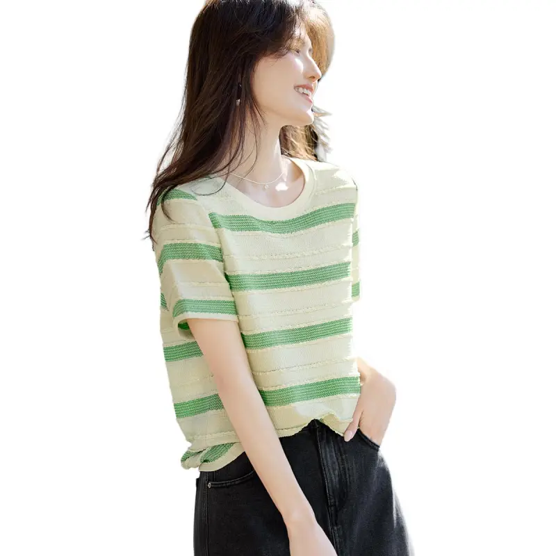 XWI T Shirts Women's Green-6