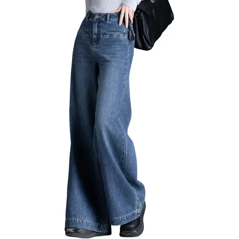 You cow me pants Jeans Women's Blue-2