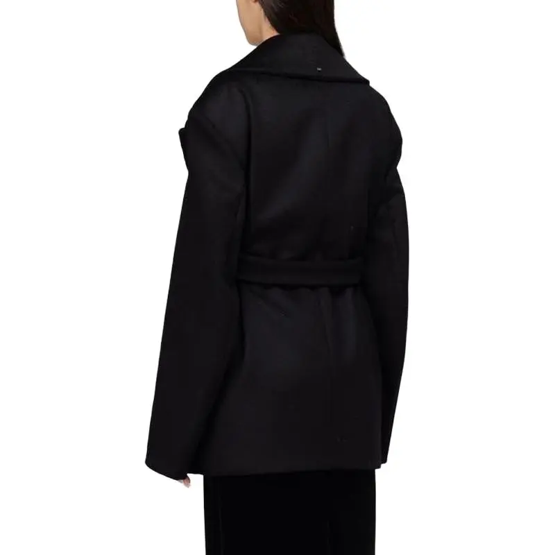 SportMax Orchis Double Breasted Belted Coat-2