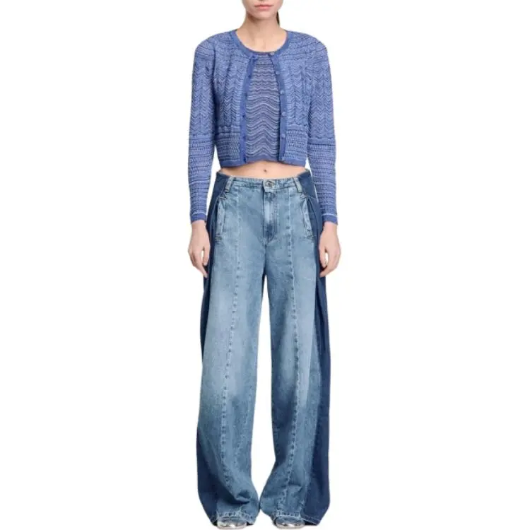 Sandro Glitter knit Cardigan-4